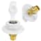 Automotive Lead-Free Brass Inlet Water Inlet Connection Check Valve Mounting KitWhite