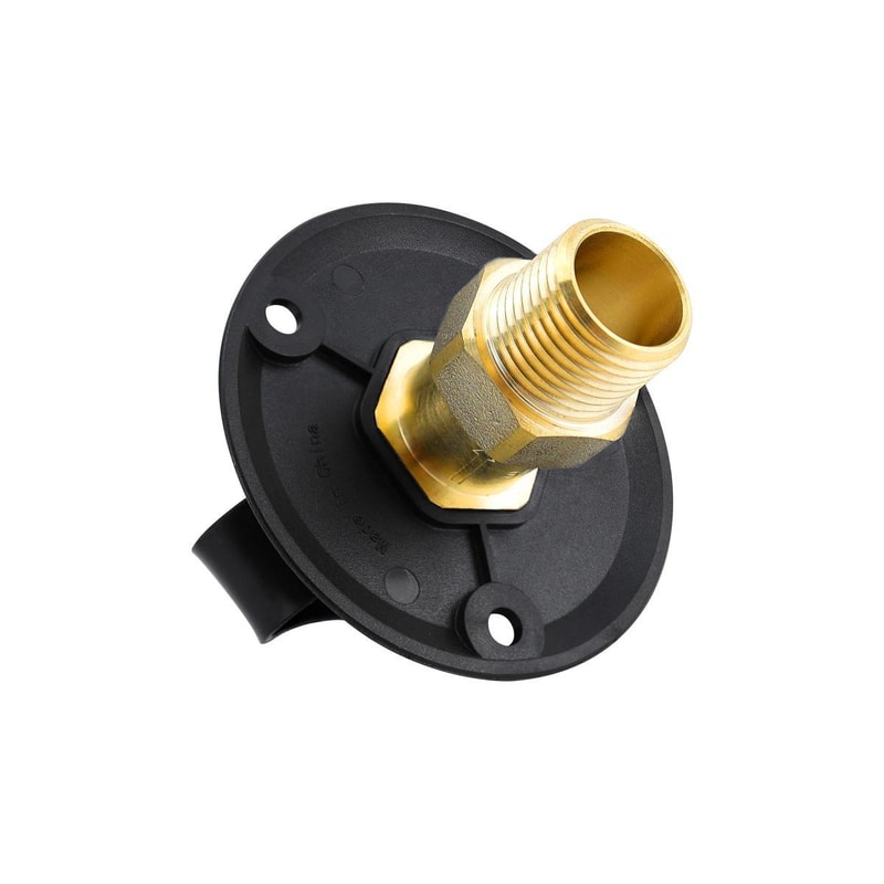 Automotive Lead-Free Brass Inlet Water Inlet Connection Check Valve Mounting KitWhite