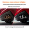 Stainless Steel Universal Exhaust Muffler Tip Silver Automotive Exhaust Tailpipe Upgrade 7