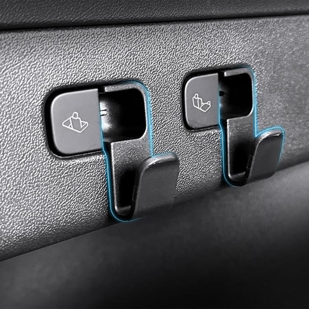 Tesla Model Y Embedded Trunk Hook Storage Hook Organizer ABS Car Hooks