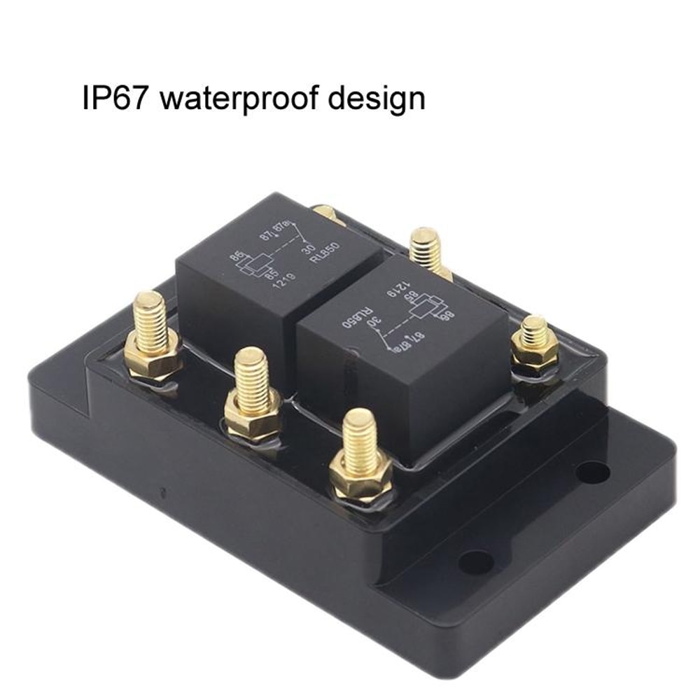 Automotive Relay Module Waterproof Fuse Box for Cars RV Marine