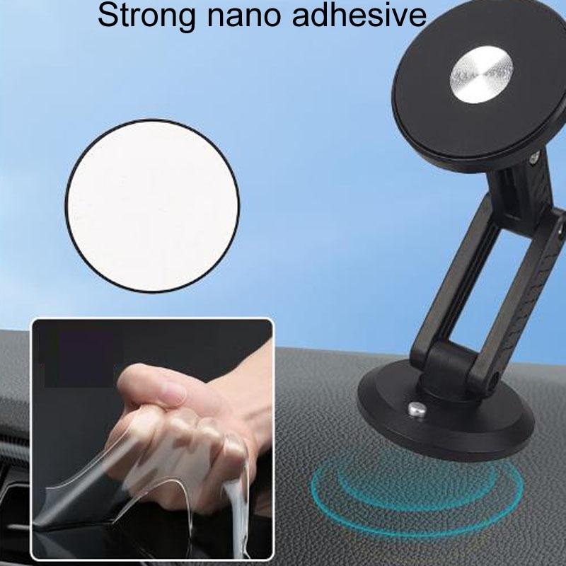 Magnetic Car Phone Mount Dashboard Holder Rotating Navigation Clip