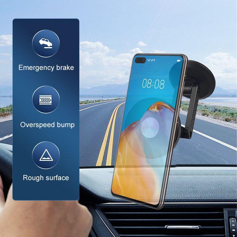 Magnetic Car Phone Mount Dashboard Holder Rotating Navigation Clip