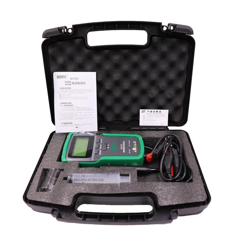Professional Brake Fluid Boiling Point Tester Digital Automotive Brake Diagnostic Tool