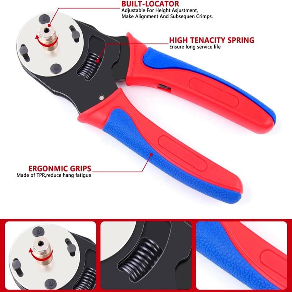 Heavy Duty Automotive Crimping Pliers for Deutsch Terminals Precision Electrical Crimp Tool