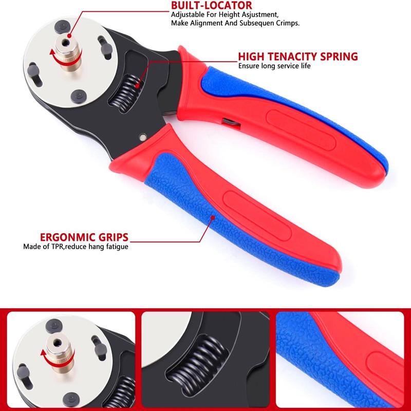 Heavy Duty Automotive Crimping Pliers for Deutsch Terminals Precision Electrical Crimp Tool