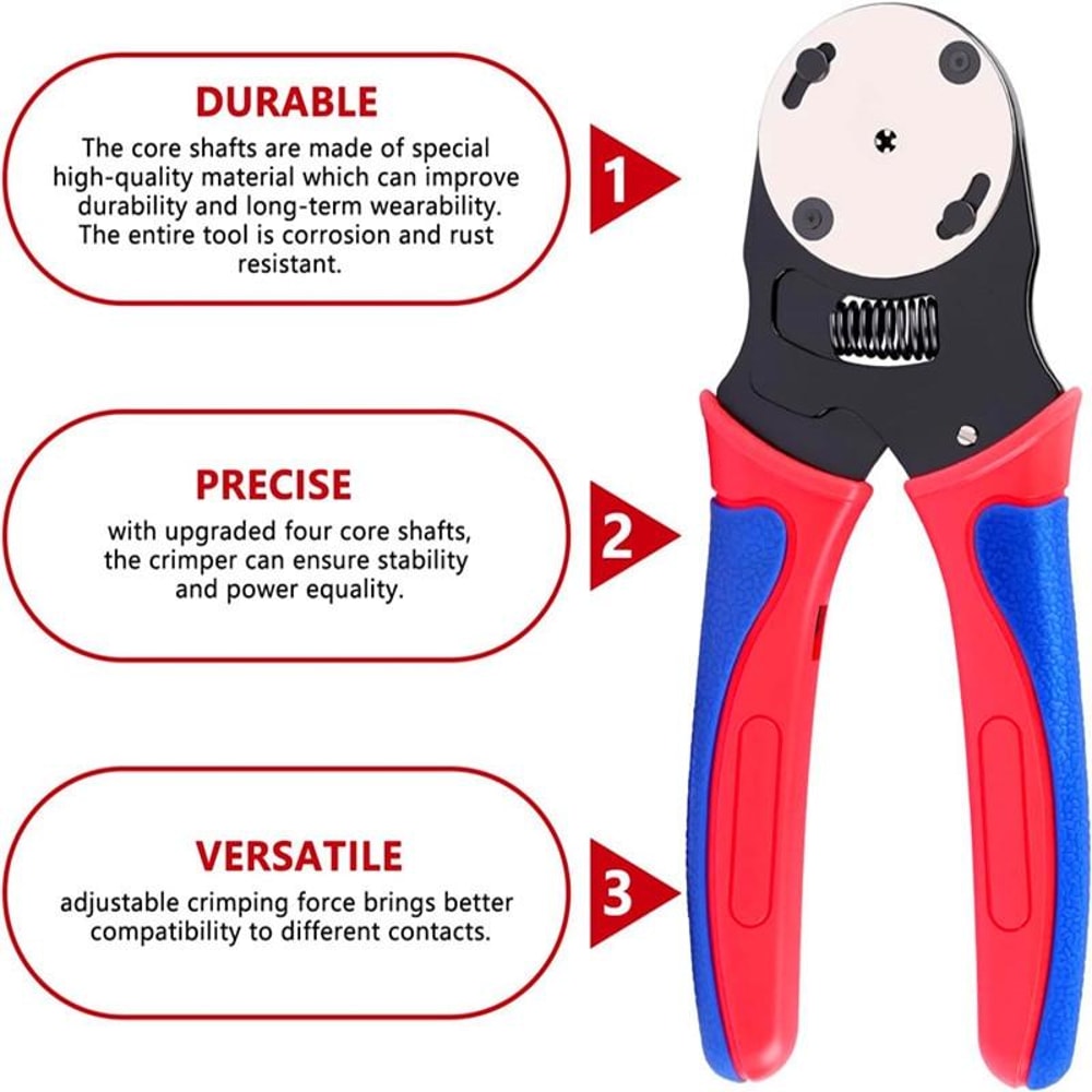 Heavy Duty Automotive Crimping Pliers for Deutsch Terminals Precision Electrical Crimp Tool