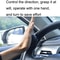 Smooth Turn Steering Wheel Booster Knob with Silicone Grip for Easy One-Hand Driving