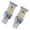 Automotive LED Reversing Lights Wide Voltage Decode Brake Bulbs White Pair