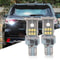 Automotive LED Reversing Lights Wide Voltage Decode Brake Bulbs White Pair