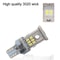 Automotive LED Reversing Lights Wide Voltage Decode Brake Bulbs White Pair