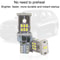 Automotive LED Reversing Lights Wide Voltage Decode Brake Bulbs White Pair