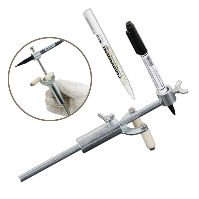 Automotive Dent Repair Tool with Paint Parallel Marking Gauge for Sheet Metal Precision