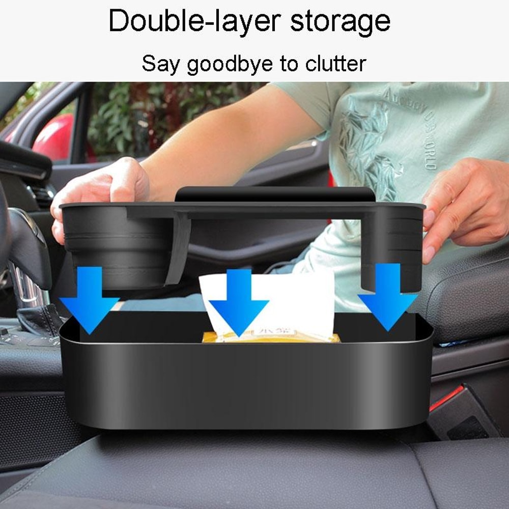 Car Seat Gap Filler Organizer Automotive Seat Gap Storage Box & Seam Organizer