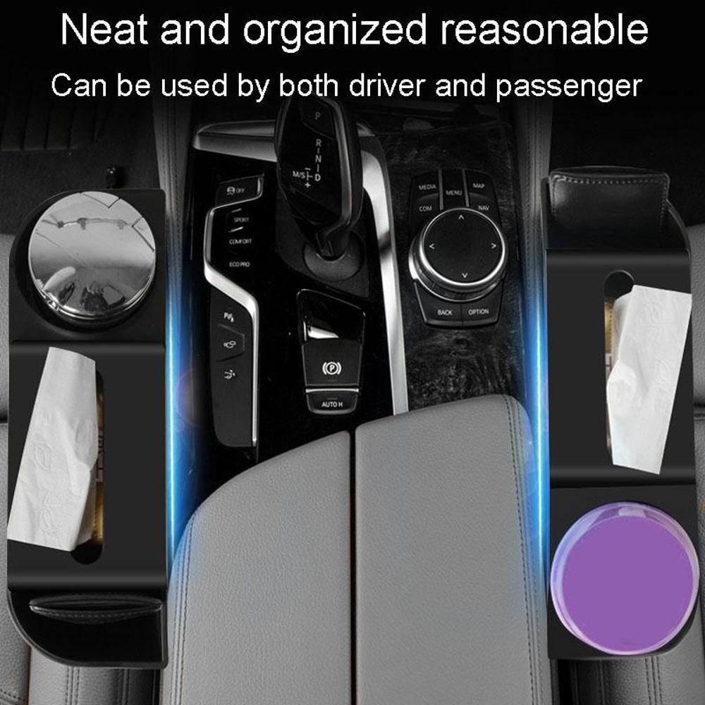 Car Seat Gap Filler Organizer Automotive Seat Gap Storage Box & Seam Organizer