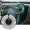 Car USB RGB Gradient Air Vent Cooling Fan Mini Clip for Vehicle Interior Cooling