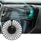 Car USB RGB Gradient Air Vent Cooling Fan Mini Clip for Vehicle Interior Cooling