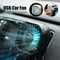 Car USB RGB Gradient Air Vent Cooling Fan Mini Clip for Vehicle Interior Cooling