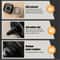 Car USB RGB Gradient Air Vent Cooling Fan Mini Clip for Vehicle Interior Cooling