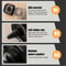 Car USB RGB Gradient Air Vent Cooling Fan Mini Clip for Vehicle Interior Cooling