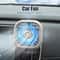 Car USB RGB Gradient Air Vent Cooling Fan Mini Clip for Vehicle Interior Cooling
