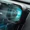 Car USB RGB Gradient Air Vent Cooling Fan Mini Clip for Vehicle Interior Cooling