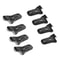 Jeep Wrangler JL Door Hinge Protector Covers ABS Trim Scratch Guard Set