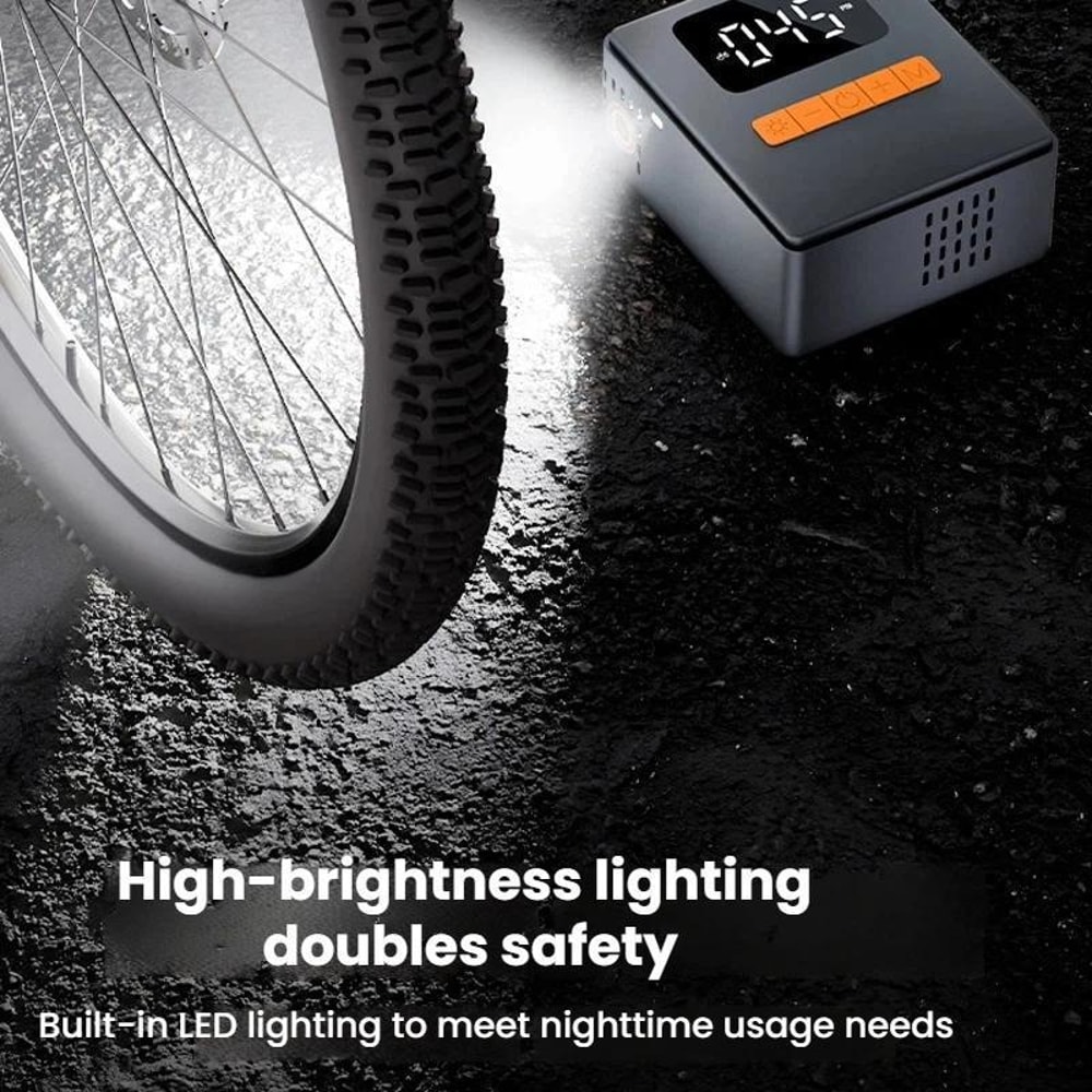 Portable Digital Tire Inflator & Car Air Pump with Pressure Detection