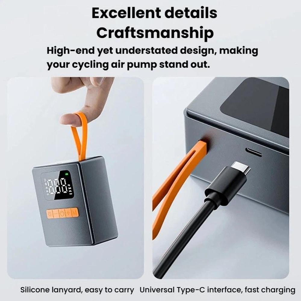 Portable Digital Tire Inflator & Car Air Pump with Pressure Detection