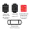 Removable Car ETC Holder Anti Drop Dashboard Card Mount Secure Slide Bracket