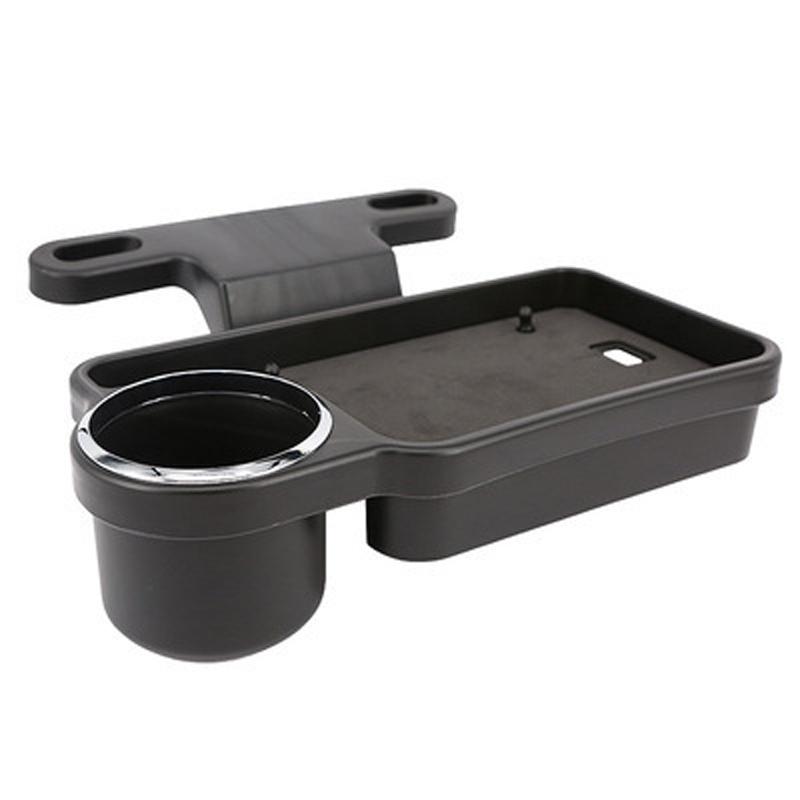 Car Seat Cup Holder with Backseat Organizer Tray Foldable Drink Holder for Rear Seat