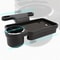 Car Seat Cup Holder with Backseat Organizer Tray Foldable Drink Holder for Rear Seat
