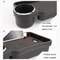 Car Seat Cup Holder with Backseat Organizer Tray Foldable Drink Holder for Rear Seat