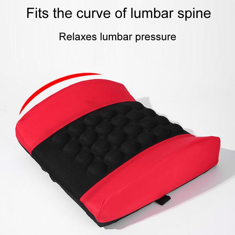 ErgoDrive Electric Massage Lumbar Pillow Car Seat Back Support Cushion