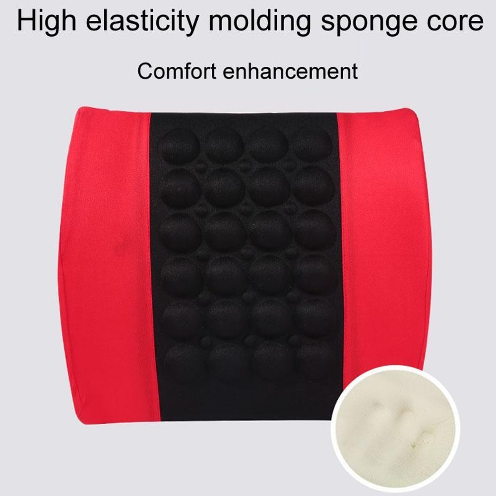 ErgoDrive Electric Massage Lumbar Pillow Car Seat Back Support Cushion