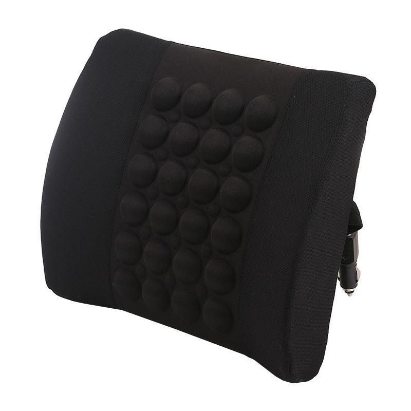 ErgoDrive Electric Massage Lumbar Pillow Car Seat Back Support Cushion