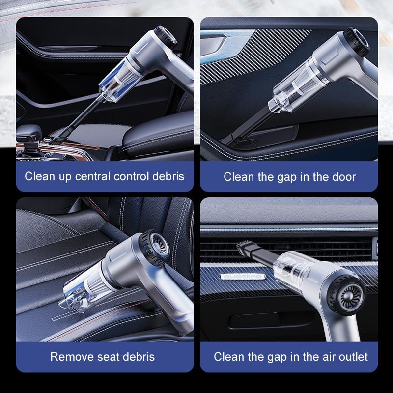 Portable Cordless Car Vacuum Cleaner with Blower High Power Automotive Dust Removal Tool