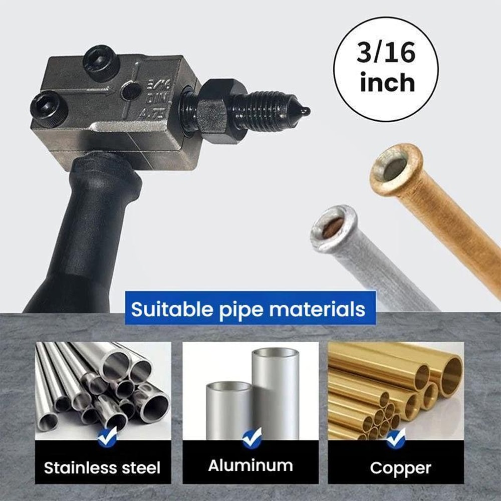 Brake Line Flaring Tool Double Flare Pipe Expanding Tool for Automotive and Repair