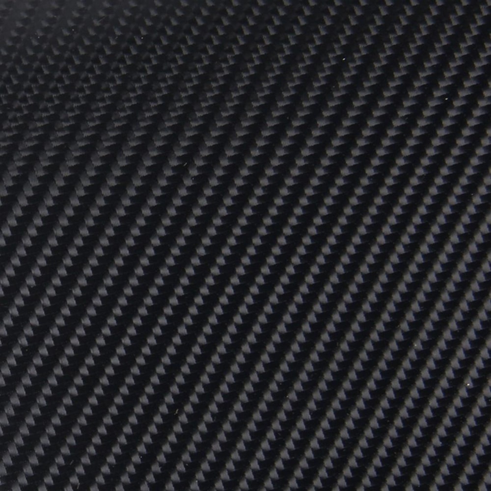 Deep Blue Carbon Fiber Vinyl Wrap Gloss Finish Car Wrap Film Bubble Free Air Release