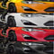 Deep Blue Carbon Fiber Vinyl Wrap Gloss Finish Car Wrap Film Bubble Free Air Release