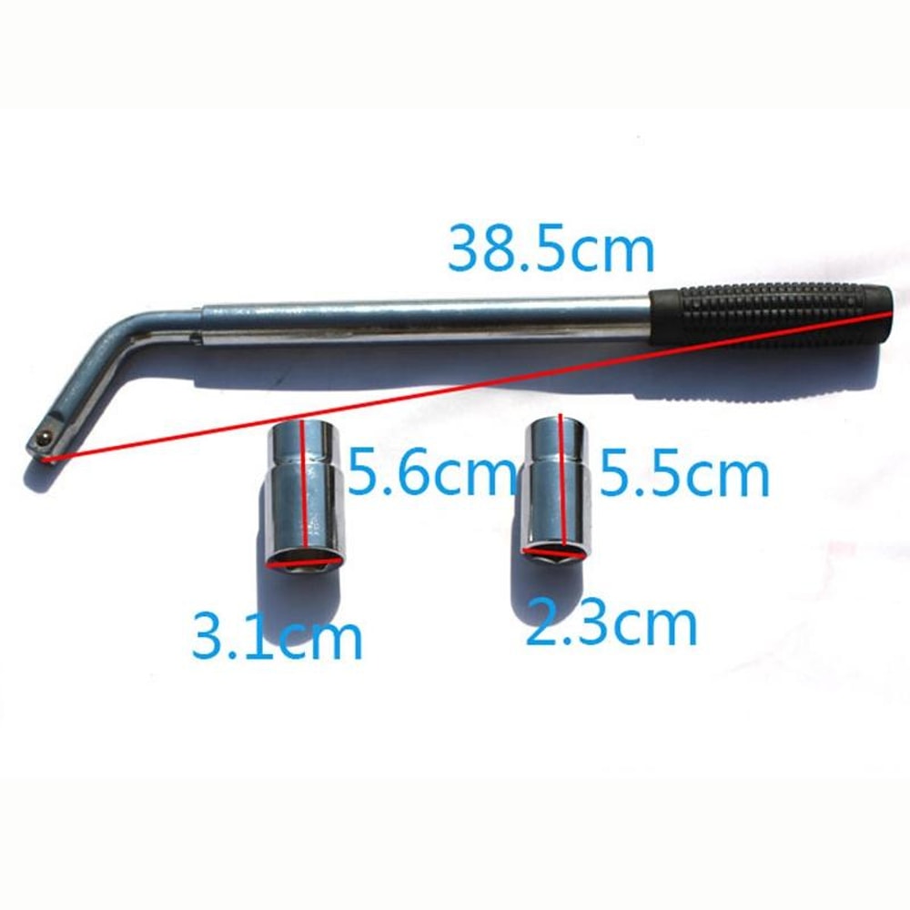 Retractable Tire Wrench Telescopic Lug Wrench Car Tire Changing Tool for Easy Wheel Removal