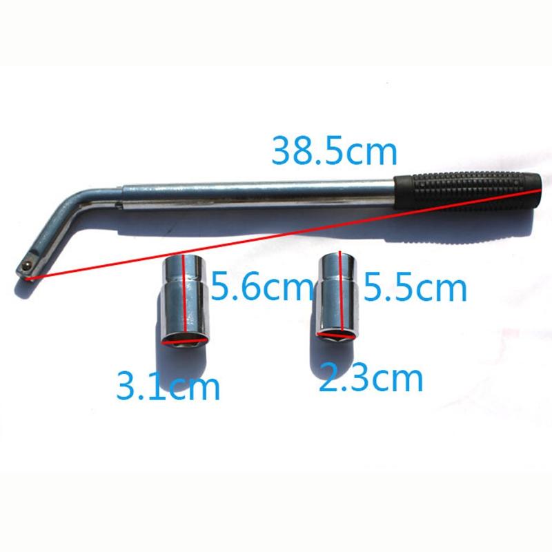 Retractable Tire Wrench Telescopic Lug Wrench Car Tire Changing Tool for Easy Wheel Removal