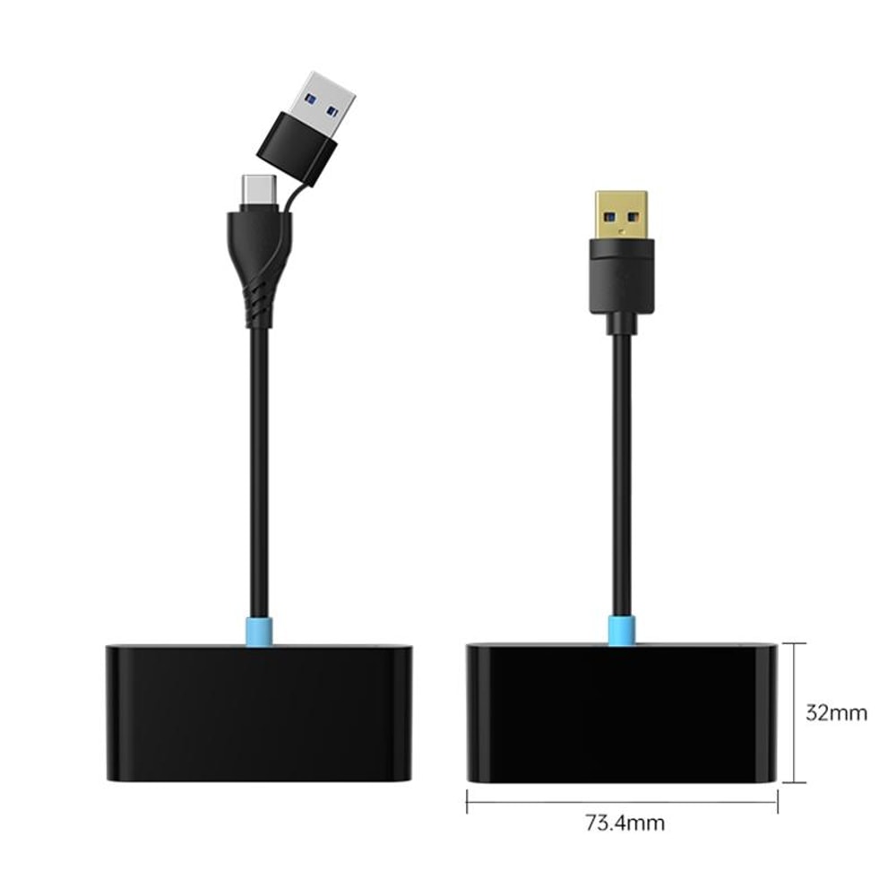 Wireless CarPlay and Android Auto Wireless Adapter and Play Car Connectivity Box Black