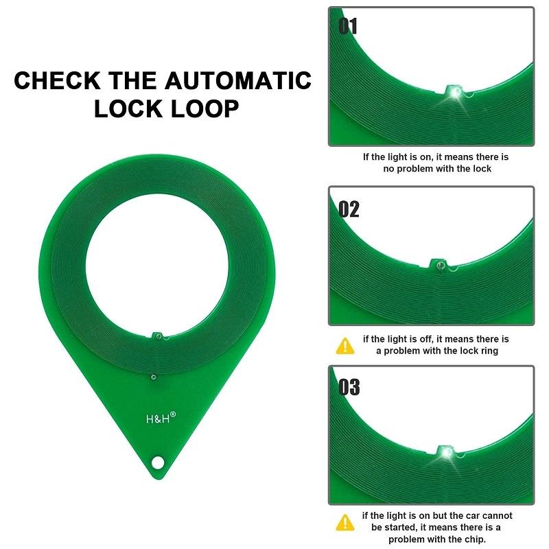 Automotive ECU Induction Signal Tester Car Immobilizer Chip Detector Diagnostic Lock Detection Card Tool