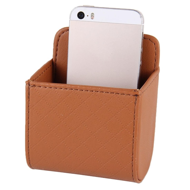 Car Air Vent Phone Holder Pouch Car Storage Organizer & Cell Phone Holder Bag for Safe Driving