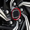 Car Metal Wheel Hub Decoration Ring for Series Red Alloy Trim Accessory