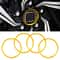 Car Metal Wheel Hub Decoration Ring for Series Red Alloy Trim Accessory