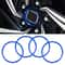 Car Metal Wheel Hub Decoration Ring for Series Red Alloy Trim Accessory