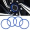 Car Metal Wheel Hub Decoration Ring for Series Red Alloy Trim Accessory