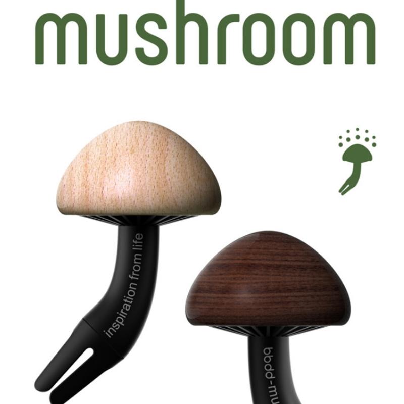 Mushroom Wooden Car Air Freshener Vent Aromatherapy Clip Ocean Scent Car Fragrance Decor